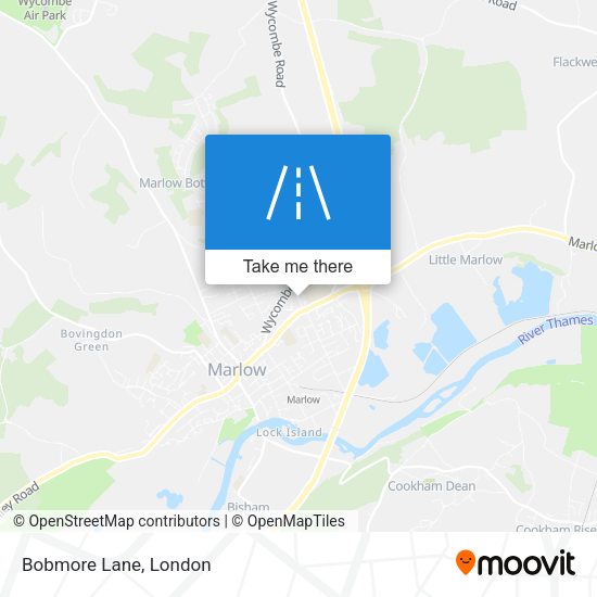 Bobmore Lane map