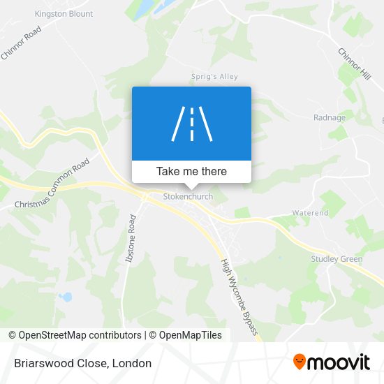 Briarswood Close map