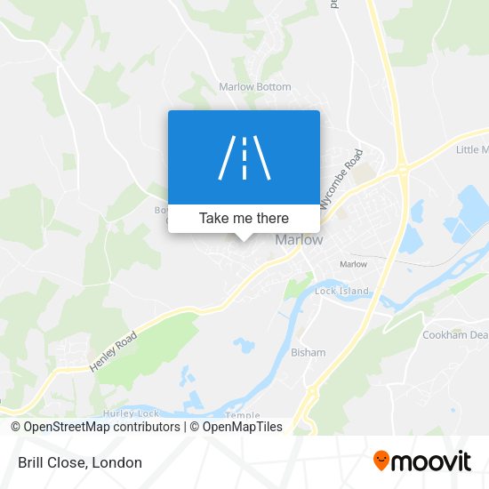 Brill Close map