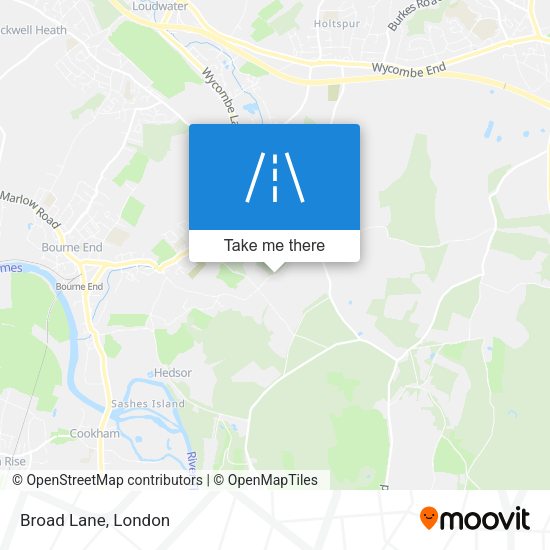 Broad Lane map