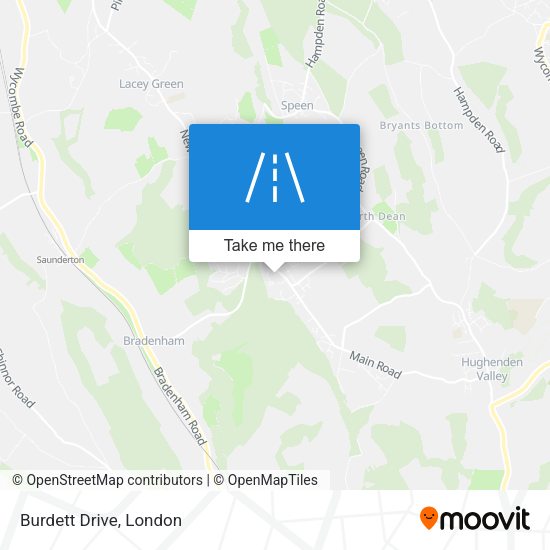 Burdett Drive map