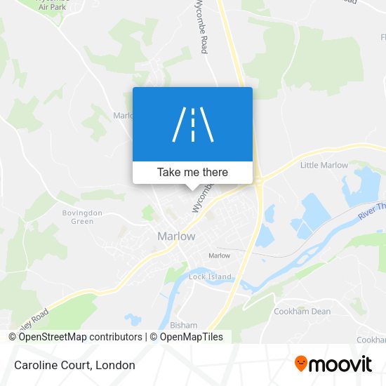 Caroline Court map