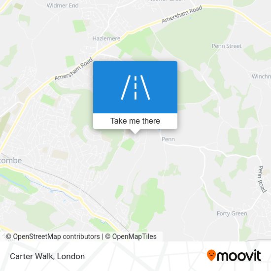 Carter Walk map