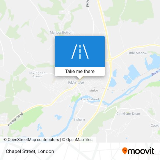 Chapel Street map