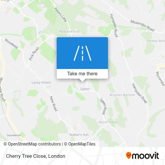 Cherry Tree Close map