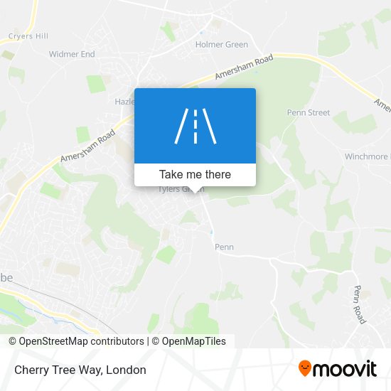 Cherry Tree Way map