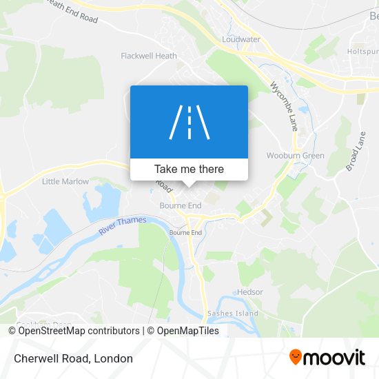 Cherwell Road map