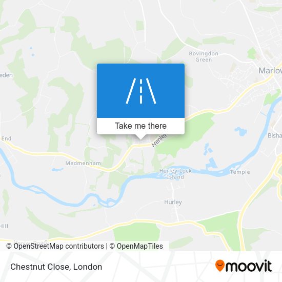 Chestnut Close map