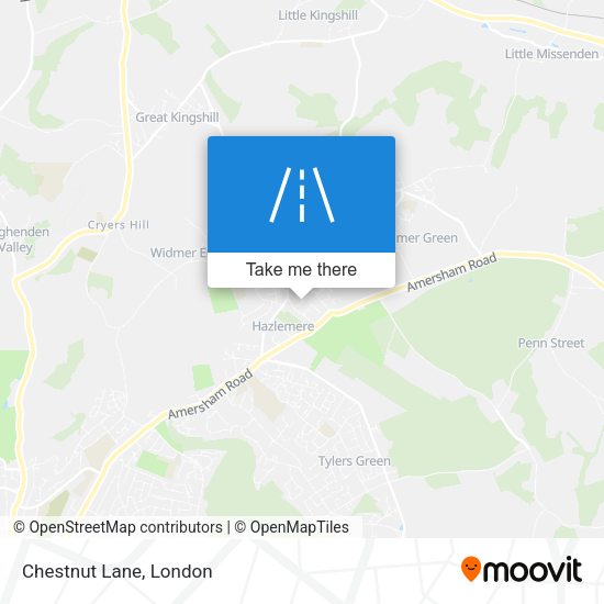 Chestnut Lane map