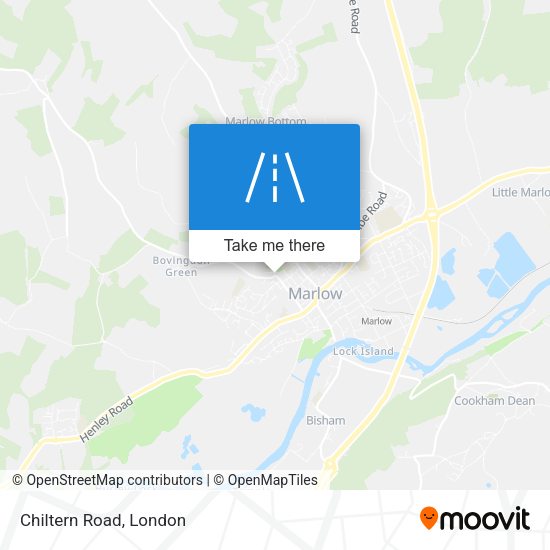 Chiltern Road map