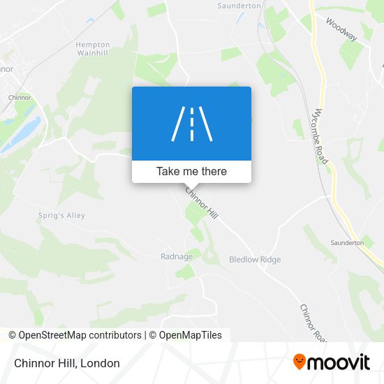 Chinnor Hill map