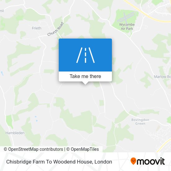 Chisbridge Farm To Woodend House map