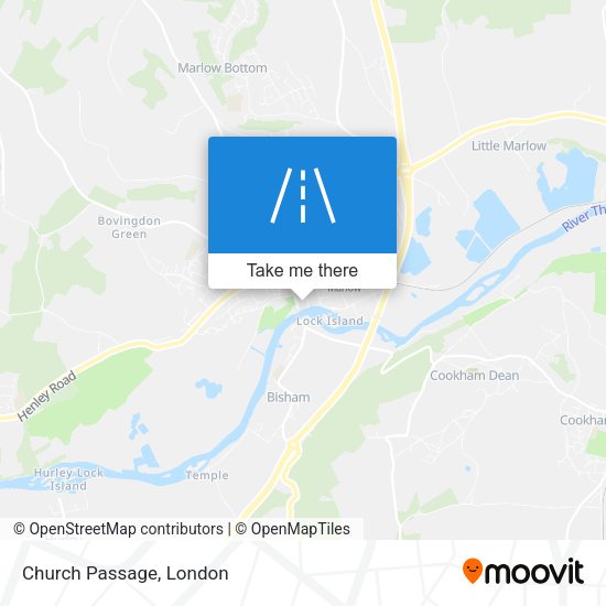 Church Passage map