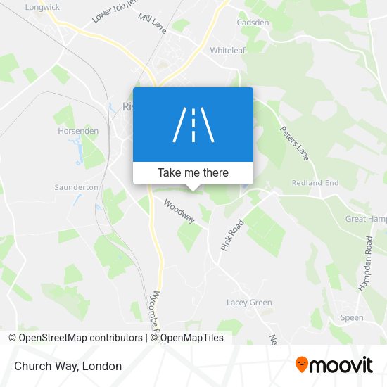 Church Way map