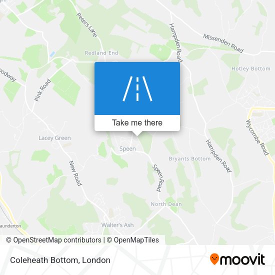 Coleheath Bottom map