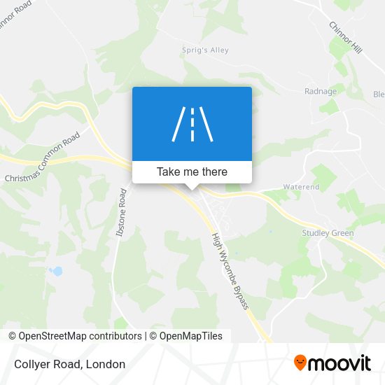 Collyer Road map