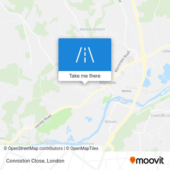 Conniston Close map