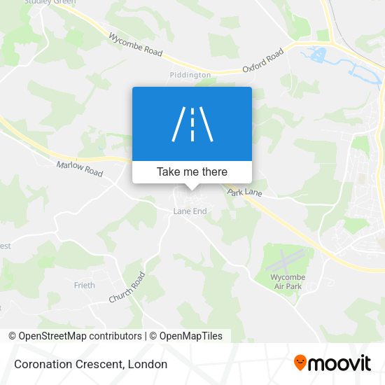 Coronation Crescent map