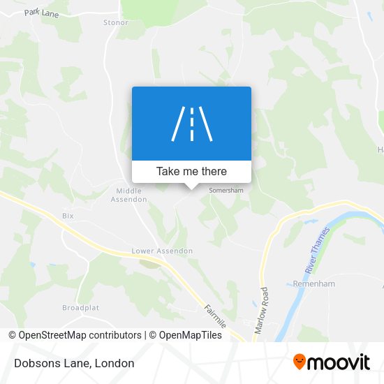 Dobsons Lane map