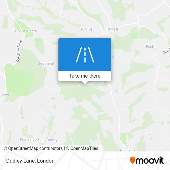 Dudley Lane map