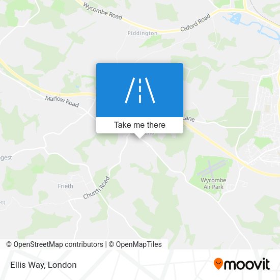 Ellis Way map