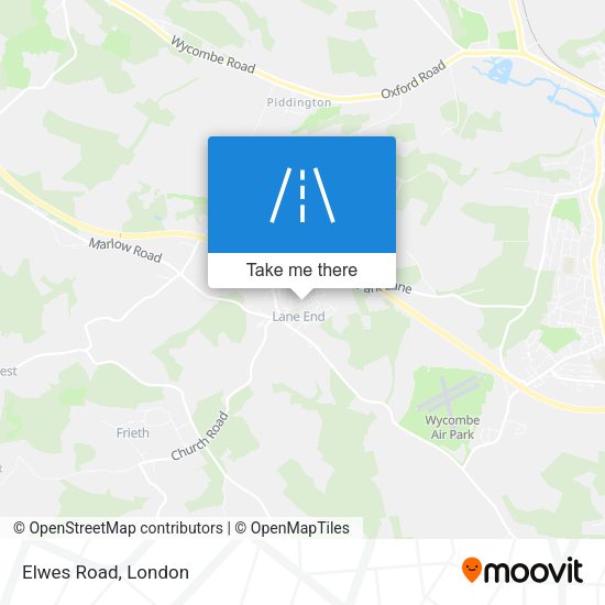 Elwes Road map