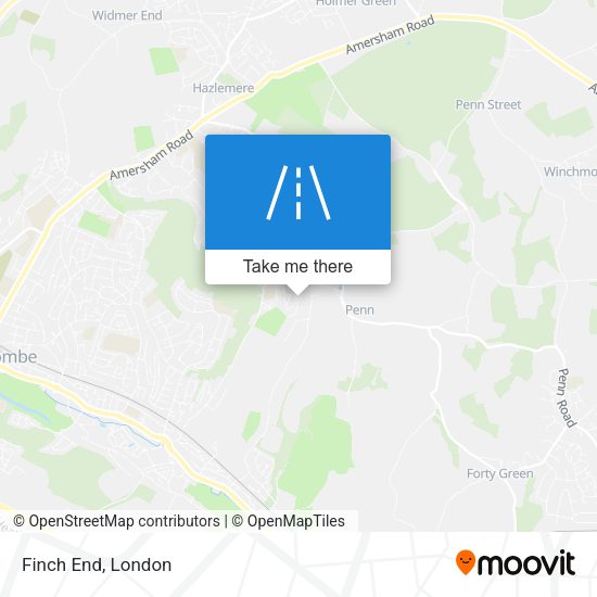 Finch End map