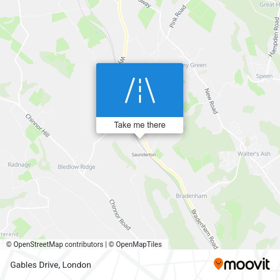 Gables Drive map
