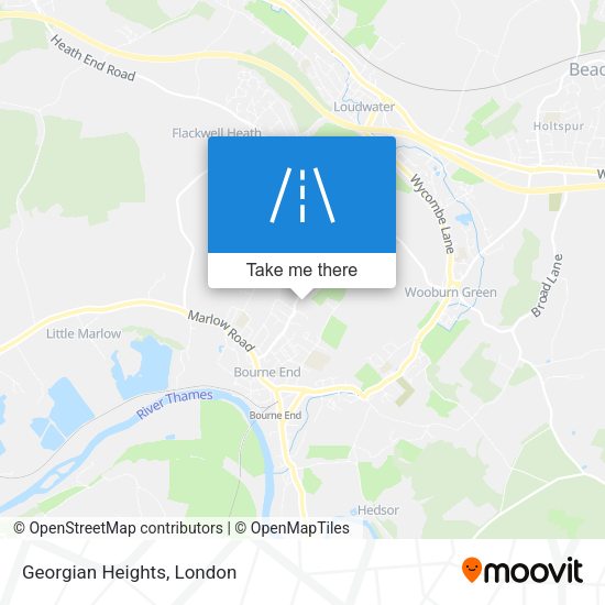 Georgian Heights map