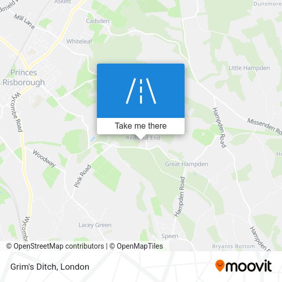 Grim's Ditch map
