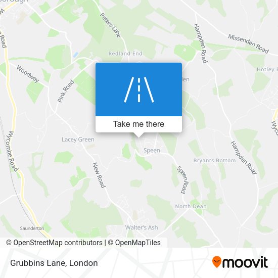 Grubbins Lane map
