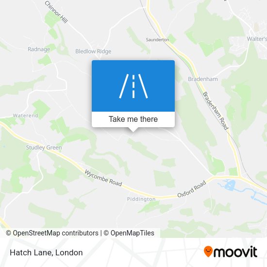Hatch Lane map