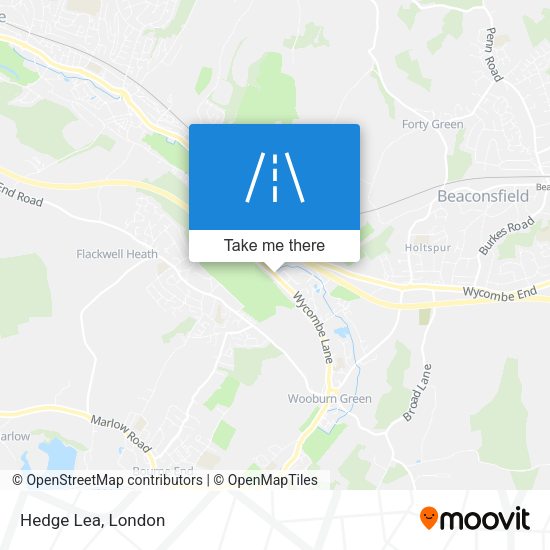 Hedge Lea map