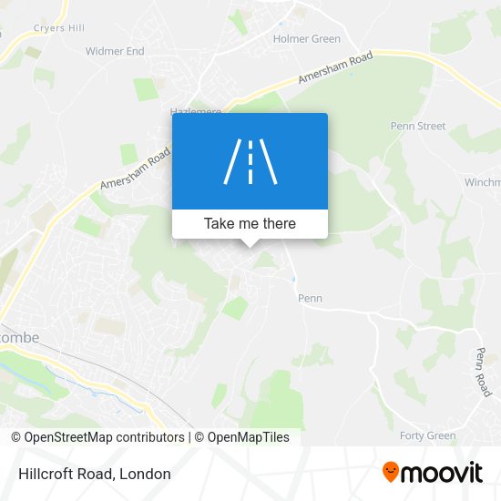 Hillcroft Road map