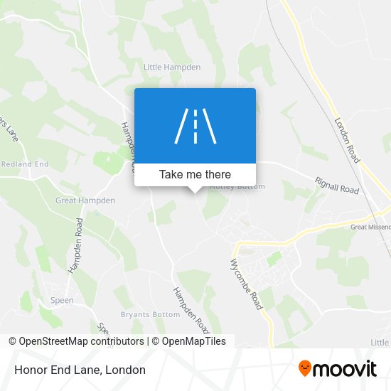 Honor End Lane map