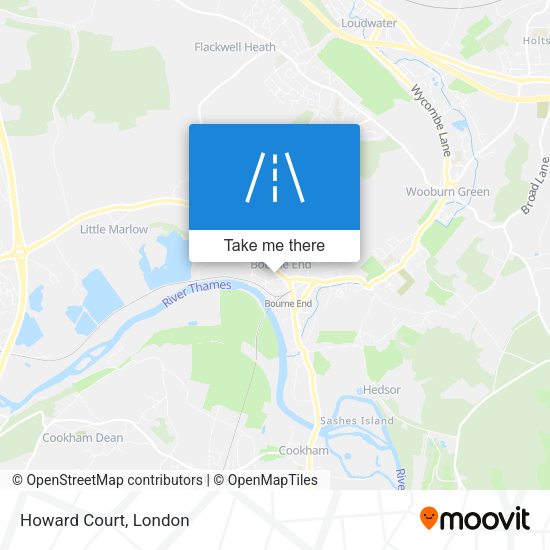 Howard Court map