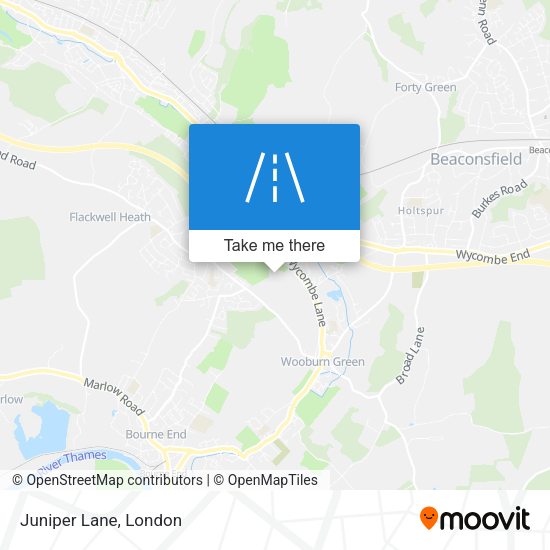 Juniper Lane map
