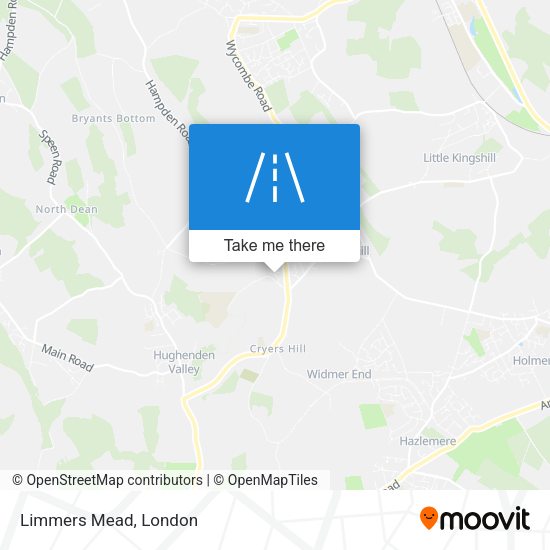 Limmers Mead map