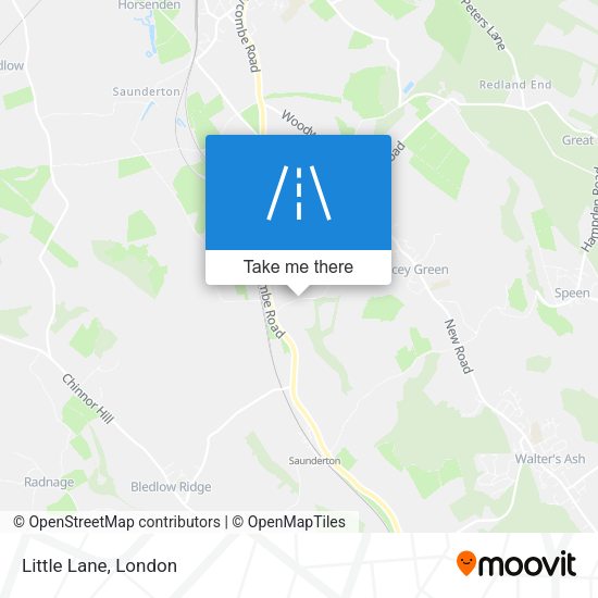 Little Lane map