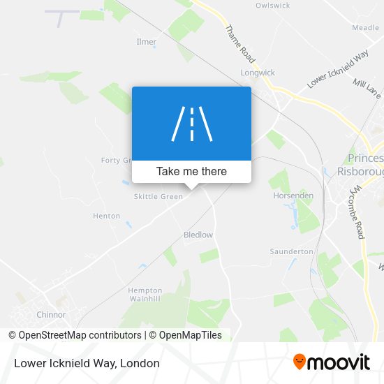 Lower Icknield Way map