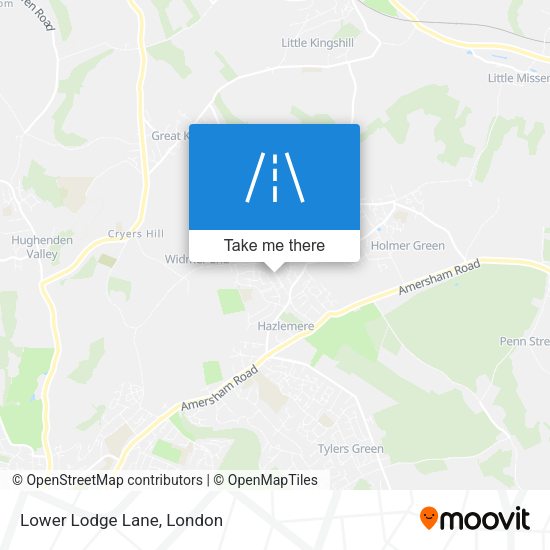 Lower Lodge Lane map