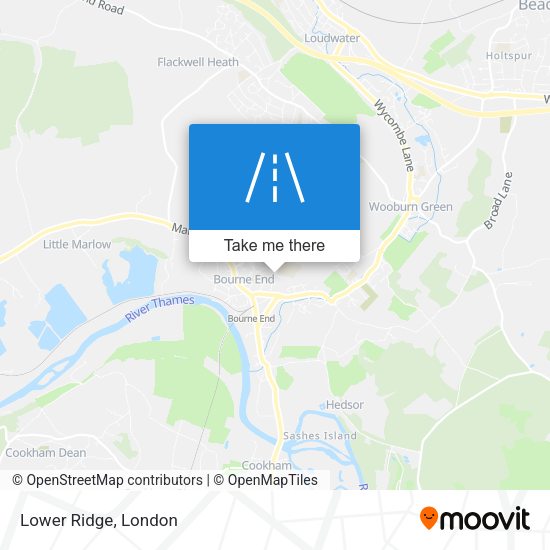 Lower Ridge map