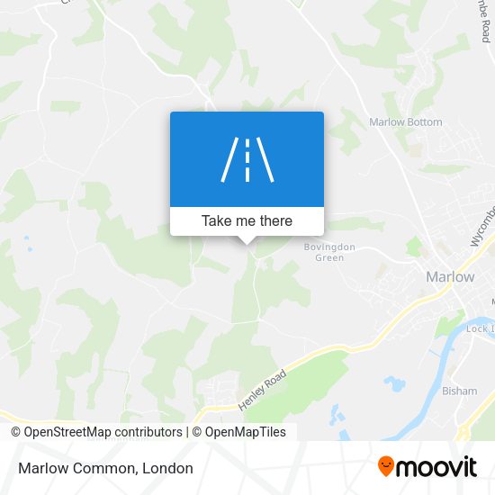 Marlow Common map