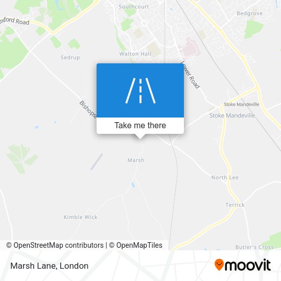 Marsh Lane map