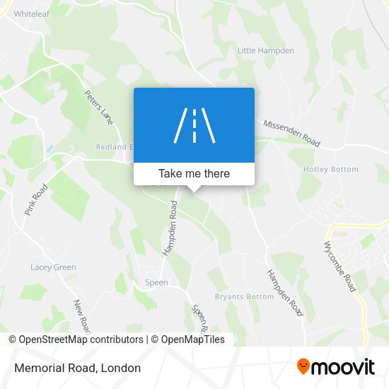 Memorial Road map