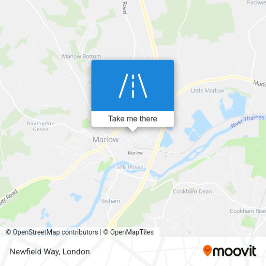 Newfield Way map