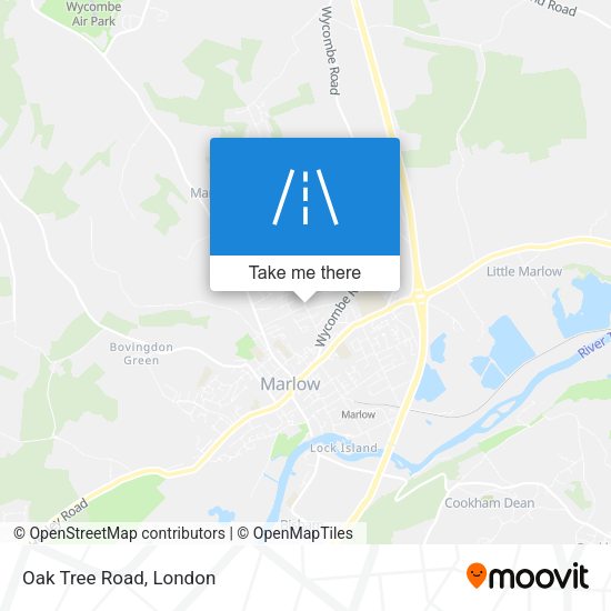 Oak Tree Road map