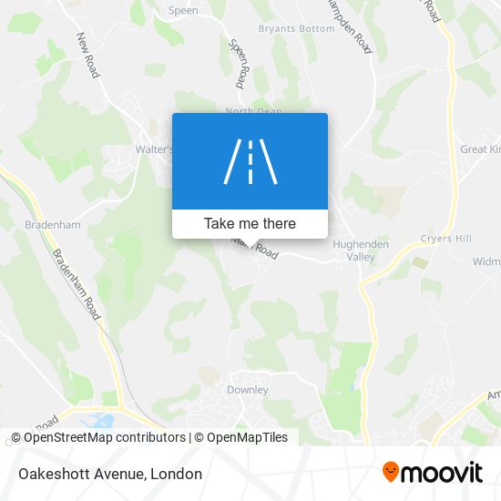 Oakeshott Avenue map