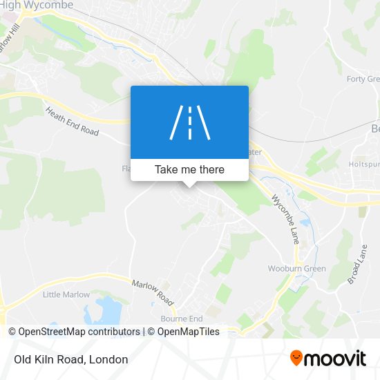 Old Kiln Road map