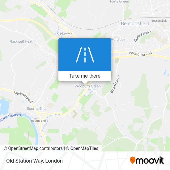 Old Station Way map